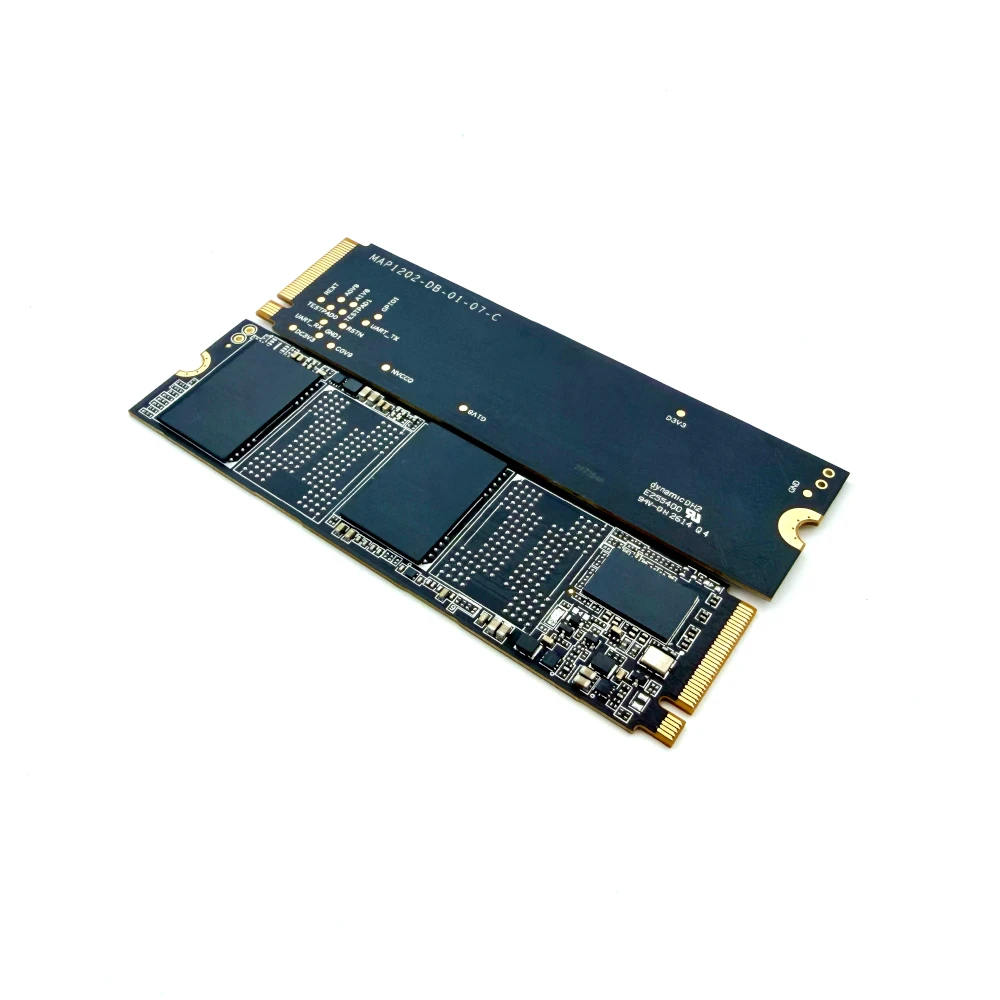 GemDisk industrial M.2 PCIe NVMe 4.0 SSD — top view showing the board layout and silkscreen
