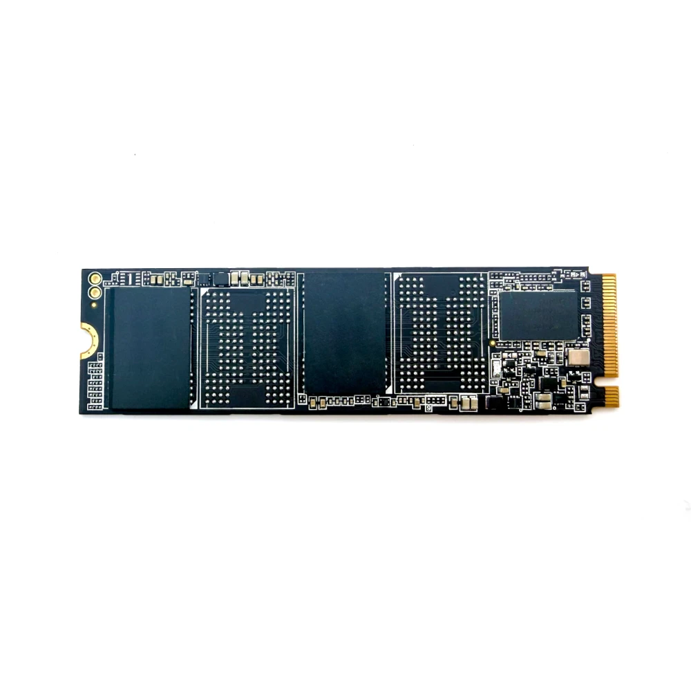 M.2 M-key gold-finger connector close-up on the GemDisk PCIe 3.0 x4 NVMe SSD