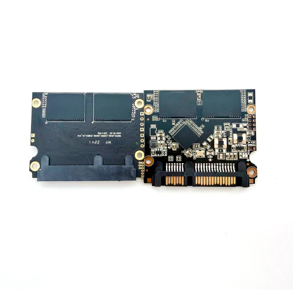 7-pin data and 15-pin power SATA connectors on the GemDisk 2.5